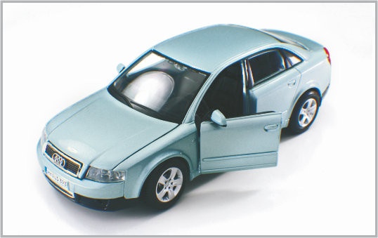 1/24 voitures modèles faites sur commande bleu-clair coulées sous pression d'échelle d'alliage Porsche GT3 en tant qu'à la maison Decoratio fournisseur