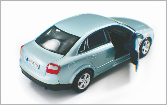 1/24 voitures modèles faites sur commande bleu-clair coulées sous pression d'échelle d'alliage Porsche GT3 en tant qu'à la maison Decoratio fournisseur