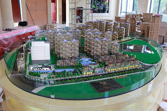 Plastique d'ABS/fabricant modèle architectural paysage acrylique pour la vente de Real Estate fournisseur