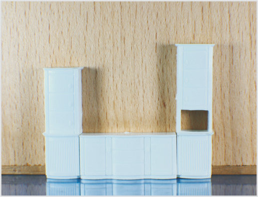 1025-03 Custom modèle meuble salon TV Cabinet modèle HO échelle architecturale fournisseur