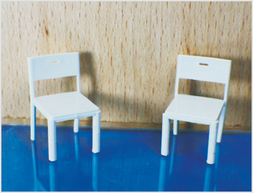 0125-28 White architecture Scale modèle Home Design G échelle chaise de bureau fournisseur