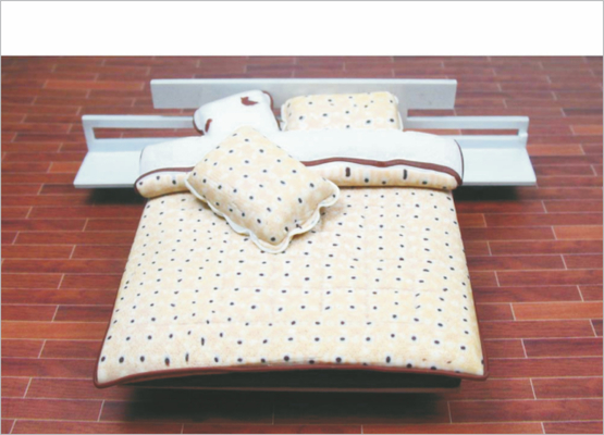 CH6064 01:20 / 01:25 / 01:30 / 01:50 / 1:75 / 1:100 Custom modèle Architectural, poterie mobilier lit fournisseur