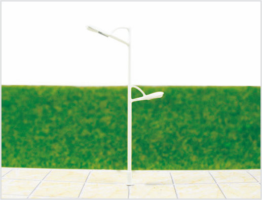 T64 6V 9 cm lumineux lumière lampadaire de rue Miniature modèle pour la mise en Train fournisseur