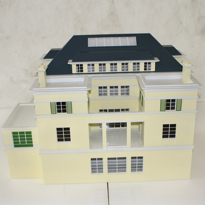 Base architecturale miniature en bois de disposition de modèles de bâtiment commercial fournisseur