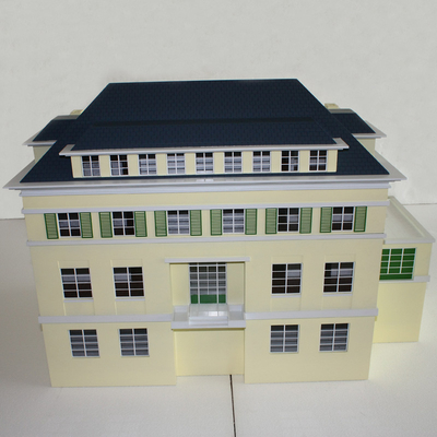 Base architecturale miniature en bois de disposition de modèles de bâtiment commercial fournisseur