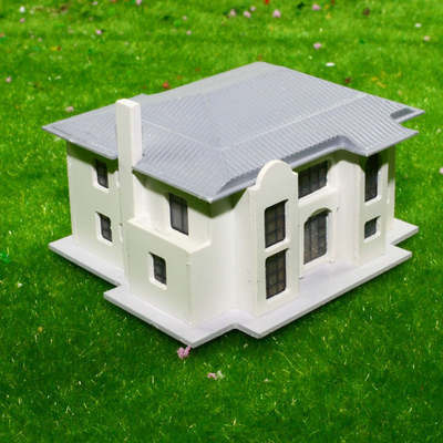 Mur blanc de modèles architecturaux miniatures de la CE ROHS pour l'exposition fournisseur