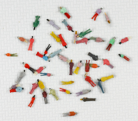 Chiffre de peinture d'échelle de 1:75 de personnes architecturales de modèle matériaux des kits 2.5cm/modèle fournisseur